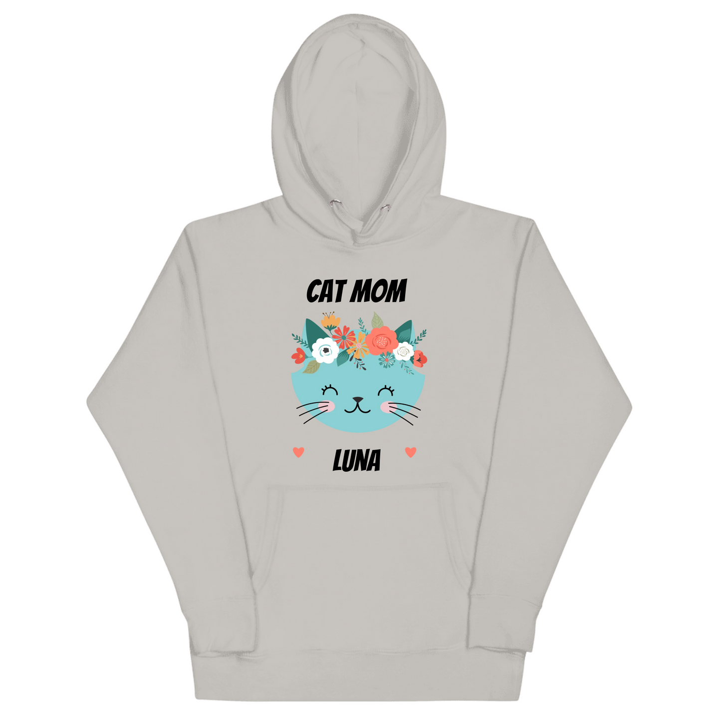 Cat Mom Flowers - personalized name