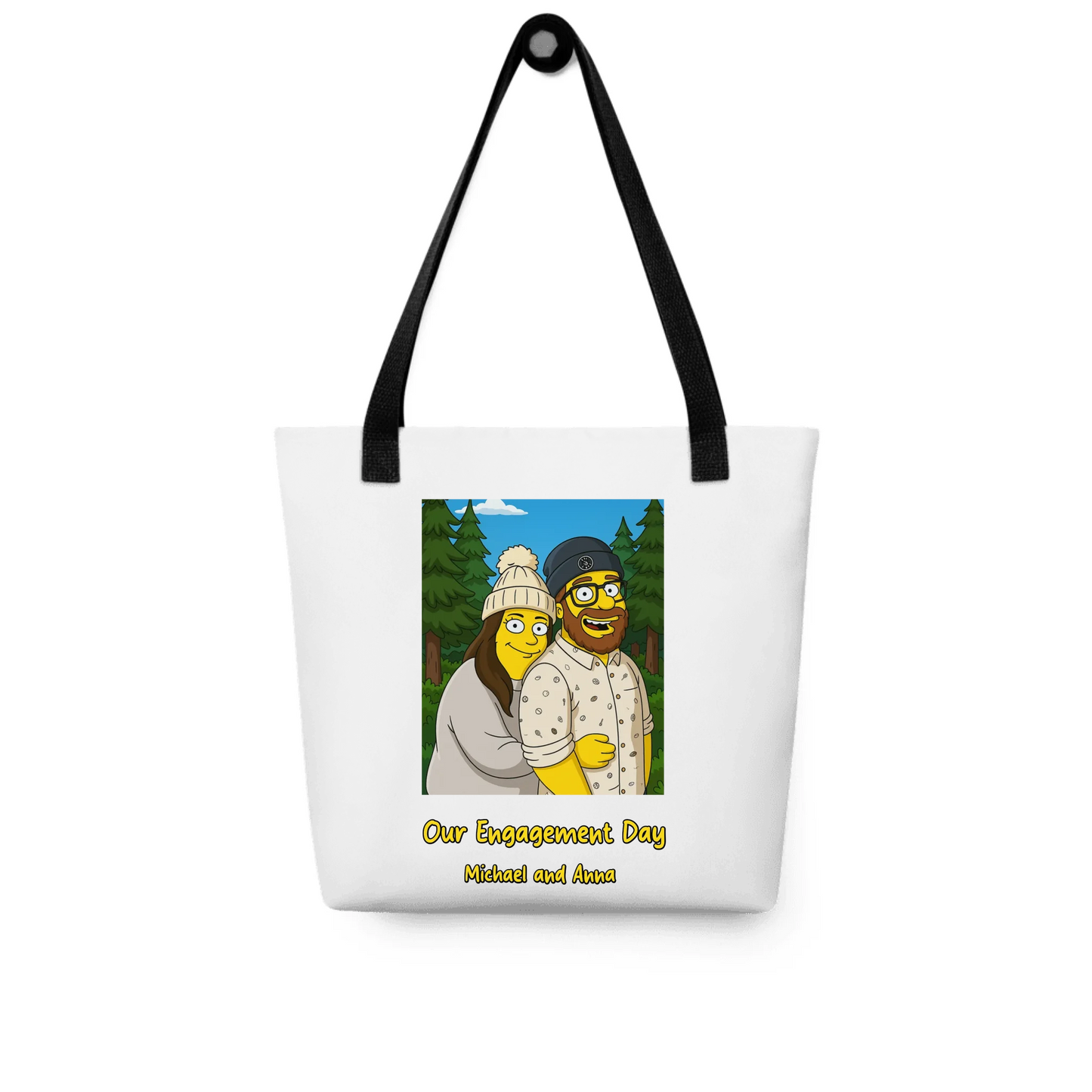 Personalized genAI gift - custom photo in Simpsons, Van Gogh & Pixar styles