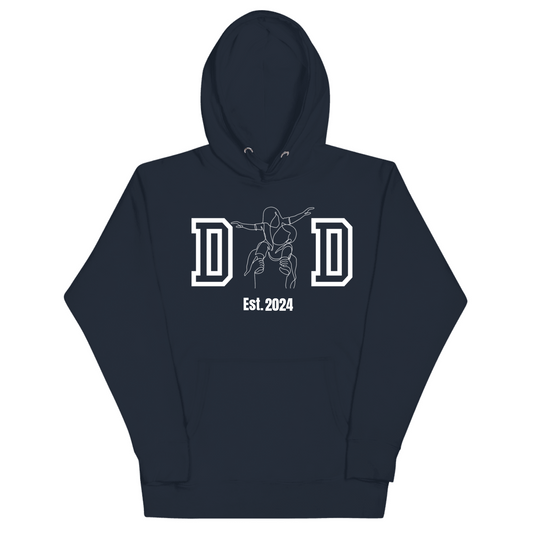 Personalized Dad Line Art Gift – Custom Year