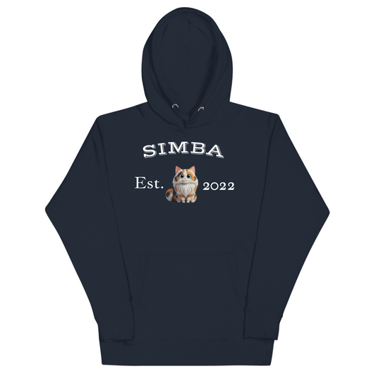 Personalized 3D Cat Gift — Custom Cat Name, Breed & Year on T-Shirt, Hoodie, Poster, Mug & Tote Bag
