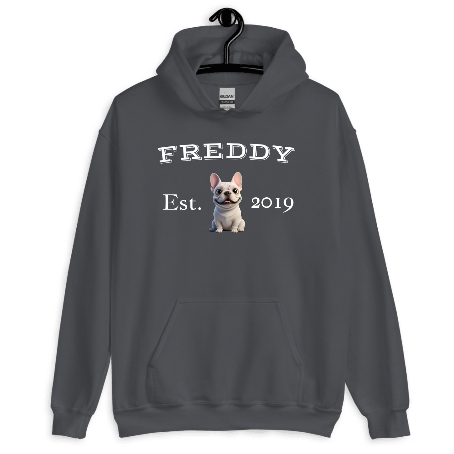 Personalized 3D Dog Gift - Custom Name, Breed & Year on T-Shirt, Hoodie, Poster, Mug & Tote Bag