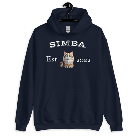 Personalized 3D Cat Gift — Custom Cat Name, Breed & Year on T-Shirt, Hoodie, Poster, Mug & Tote Bag