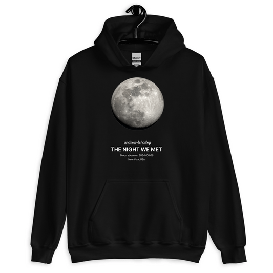 Personalized Moonphase Gift - Custom Date T-Shirt & Hoodie
