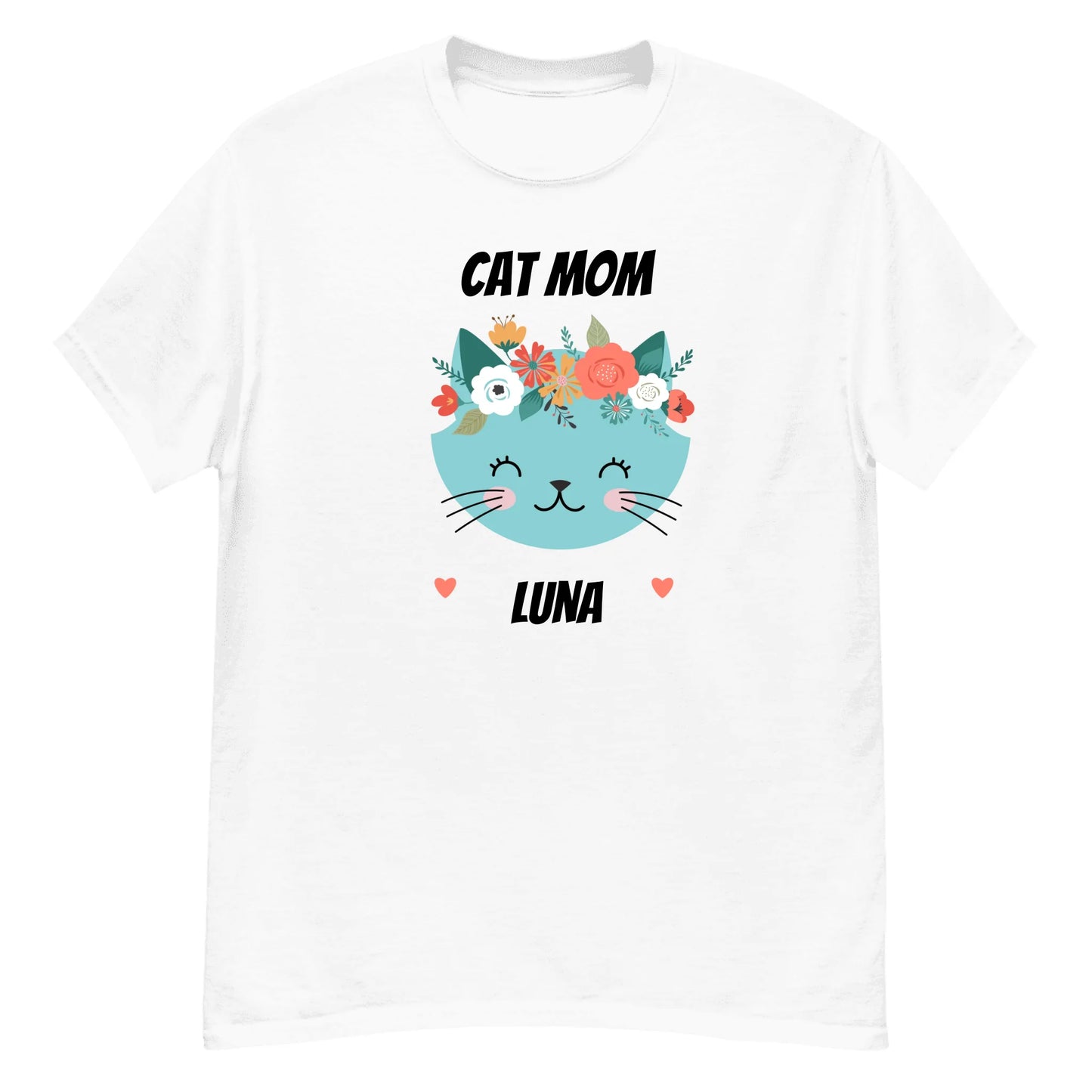 Cat Mom Flowers - personalized name