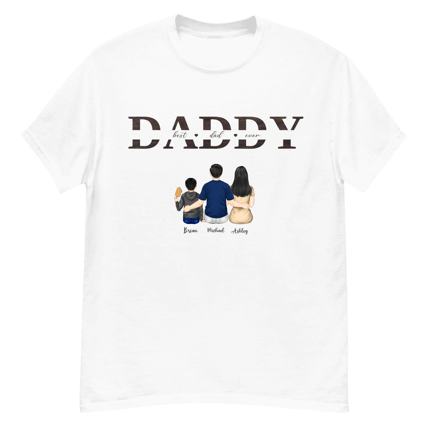 Custom Dad gift - Personalized on T-Shirt, Hoodie, Poster & Mug