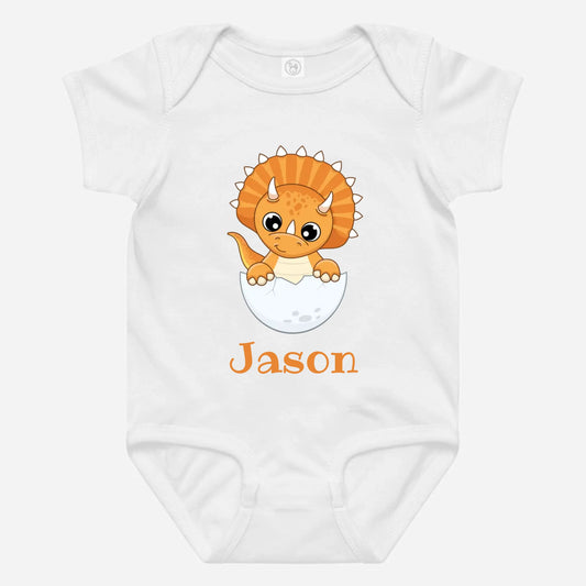 Dino Custom Baby Bodysuit