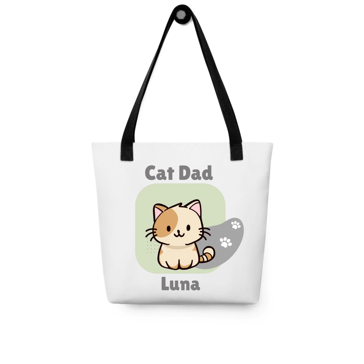 Cat Dad - Personalized Name on T-Shirt, Hoodie, Poster, Mug & Tote Bag