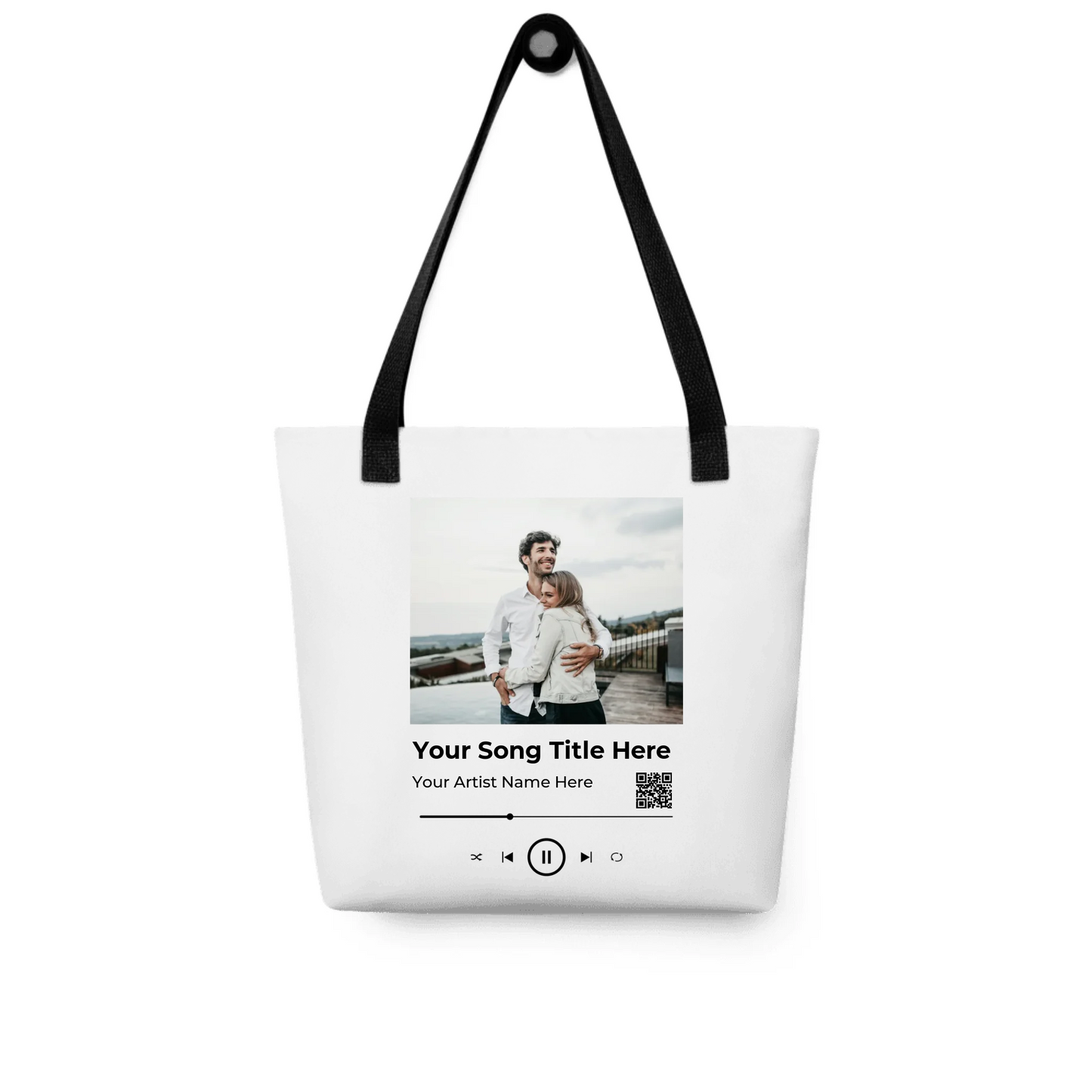 Personalized song and photo gift - Custom on T-Shirt, Hoodie, Poster, Mug & Tote Bag