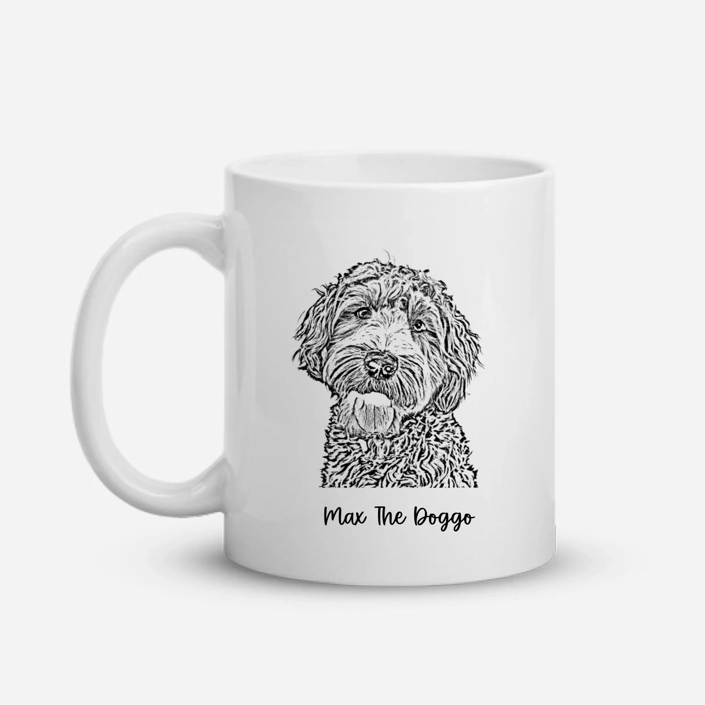 Personalized dog sketch