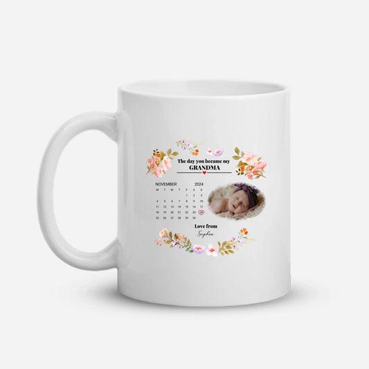 The Day You Became My Mommy, Daddy, Grandparents - Personalized Photo
