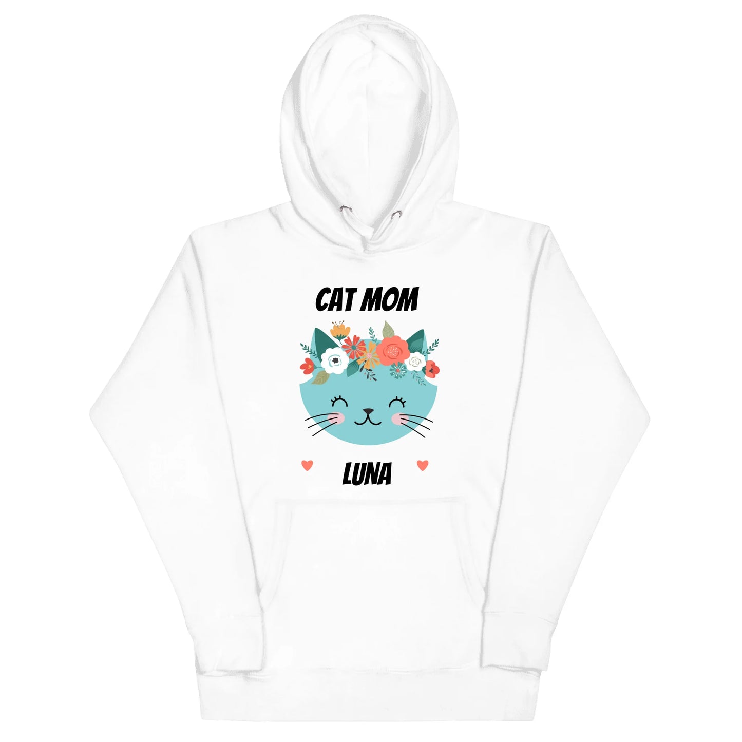 Cat Mom Flowers - personalized name