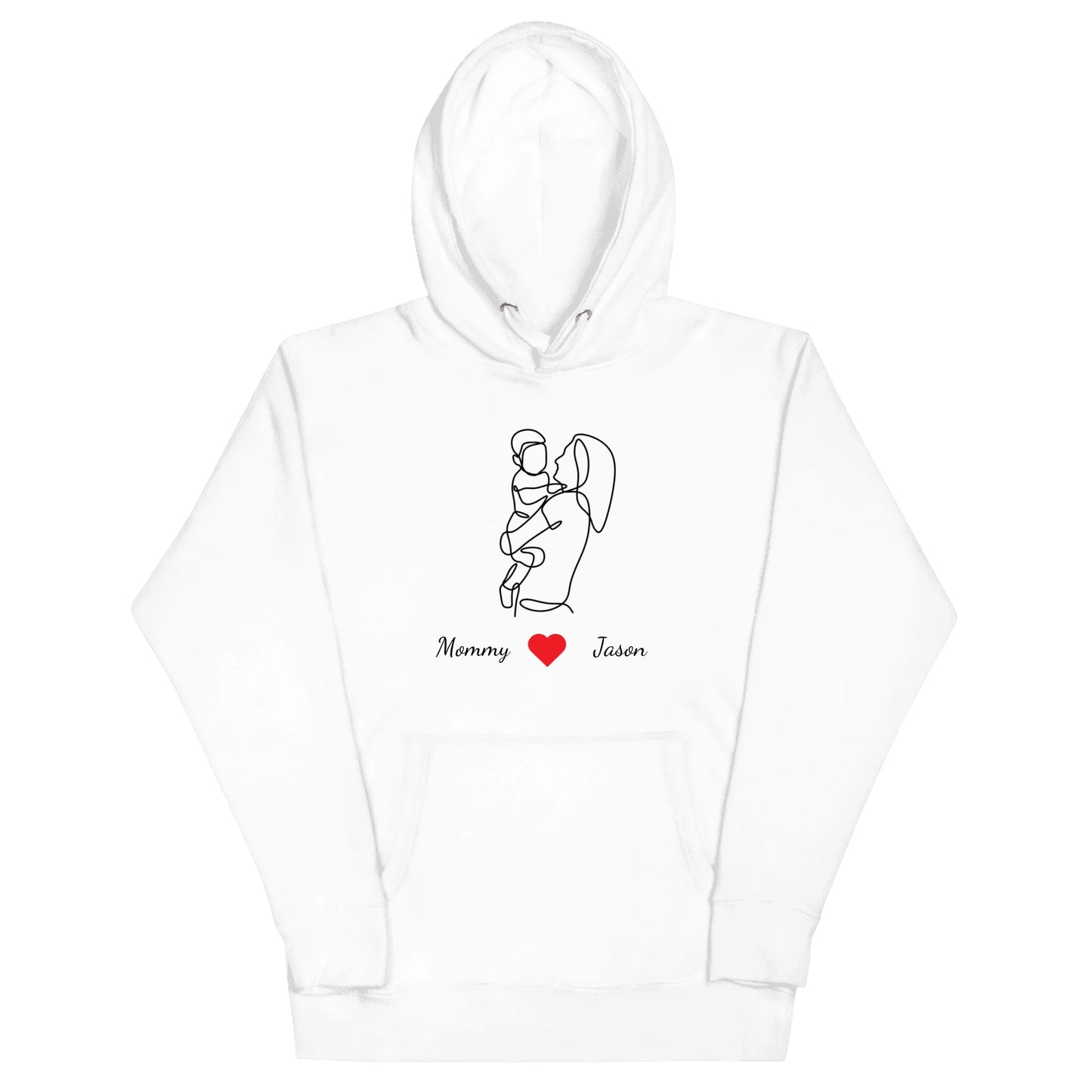 Personalized Mom Line Art Gift – Custom Name