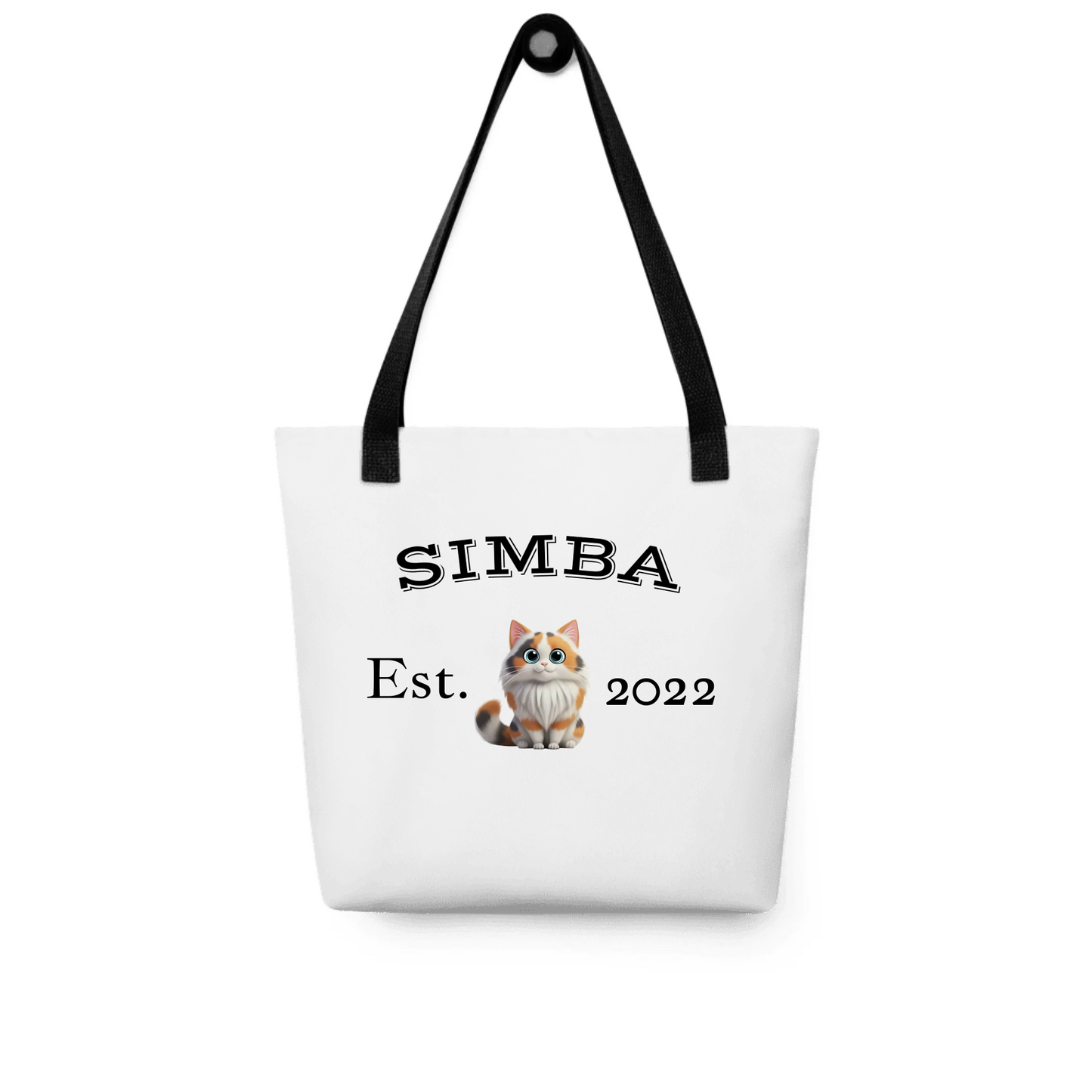 Personalized 3D Cat Gift — Custom Cat Name, Breed & Year on T-Shirt, Hoodie, Poster, Mug & Tote Bag