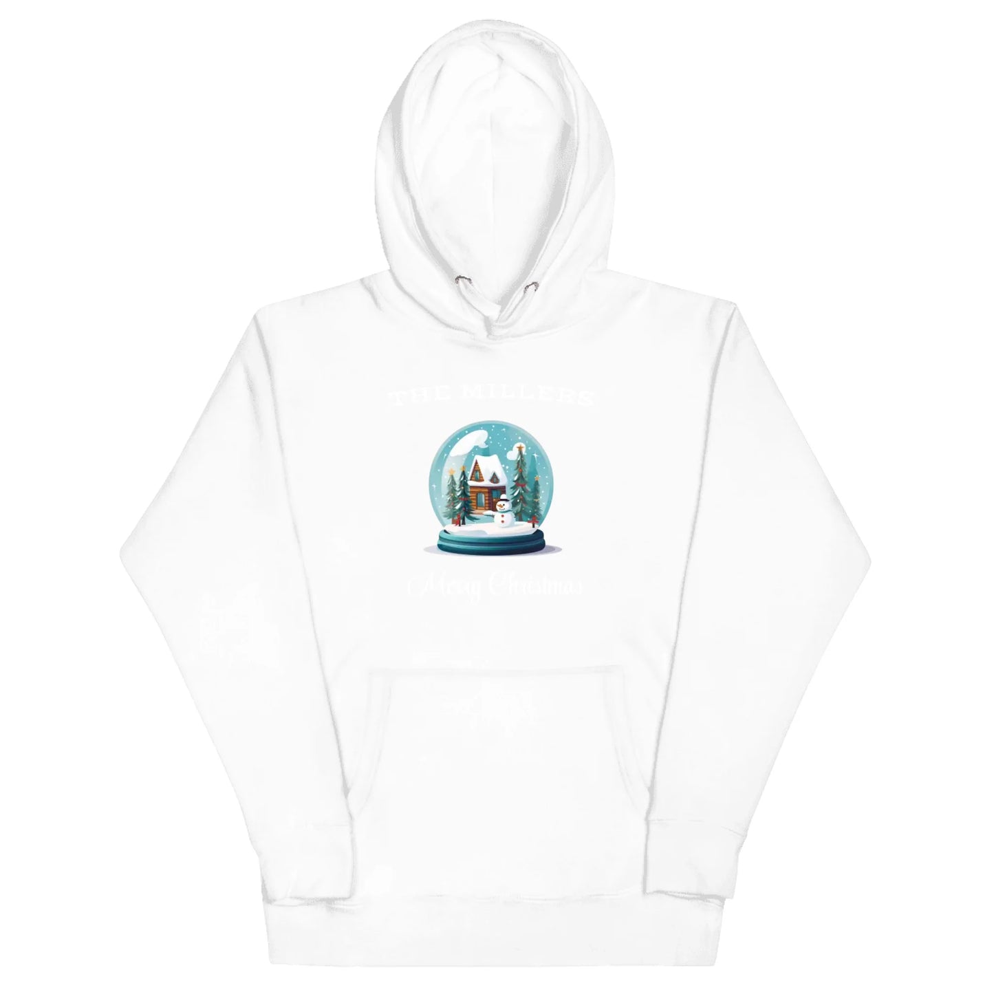 Personalized Xmas Family Snowglobe Gift — Custom Family Name on T-Shirt, Sweatshirt, Hoodie, Poster, Mug & Tote Bag