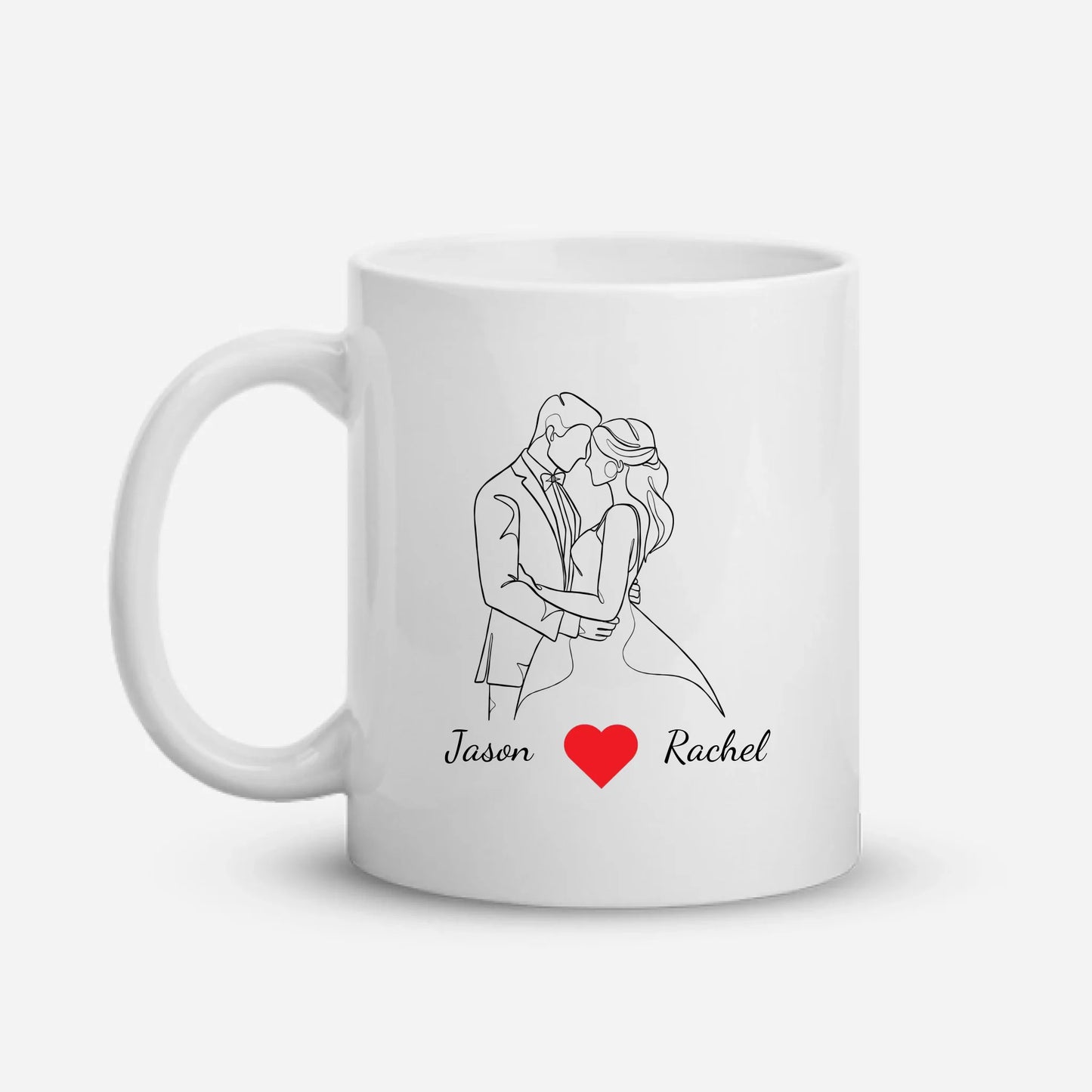 Presente de casamento personalizado — Nomes dos noivos