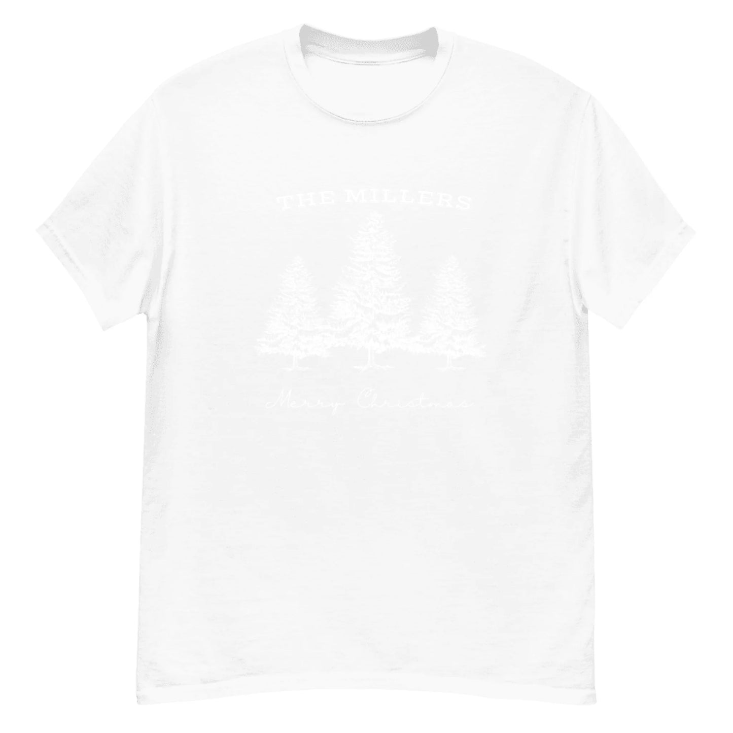 Personalized Christmas Matching Gift — Custom Family Name on T-Shirt, Sweatshirt, Hoodie, Poster, Mug & Tote Bag