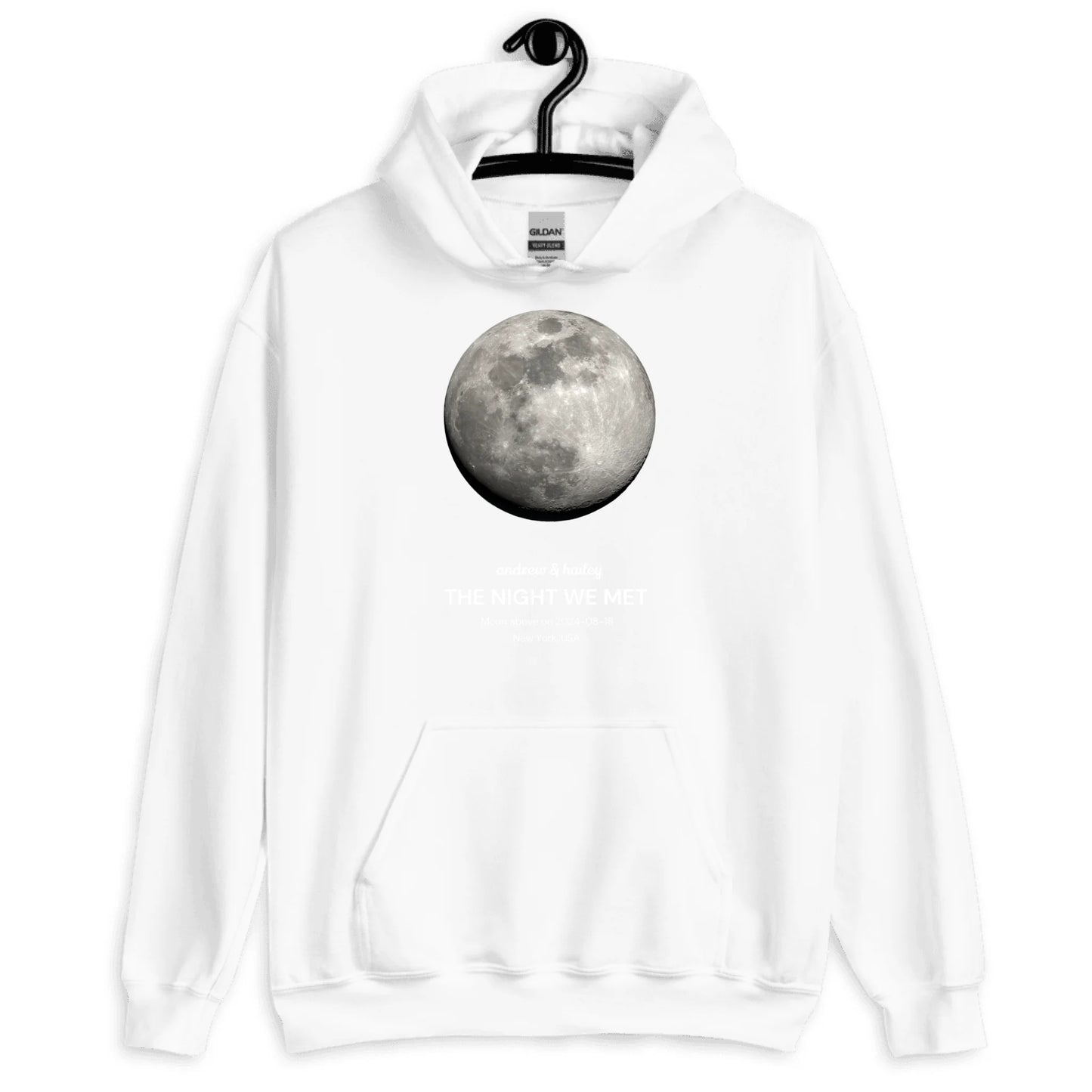 Personalized Moonphase Gift - Custom Date T-Shirt & Hoodie