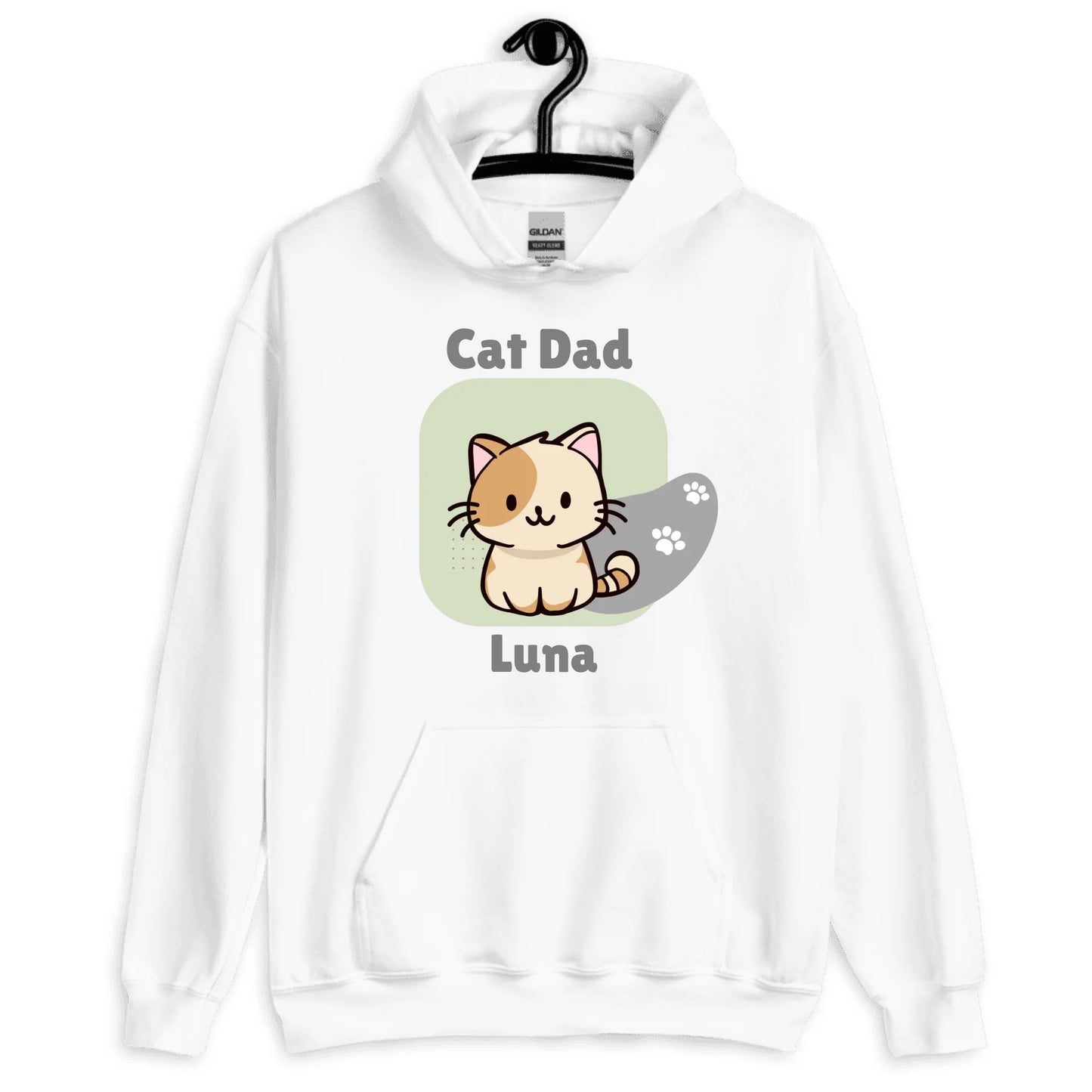 Cat Dad - Personalized Name on T-Shirt, Hoodie, Poster, Mug & Tote Bag