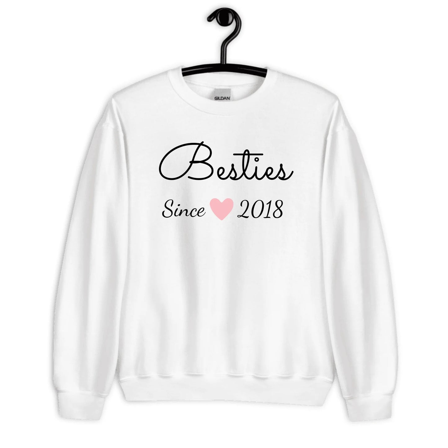 Personalized Gift for Besties — Custom Year on Sweatshirt, Hoodie, T-Shirt, Poster, Mug & Tote Bag