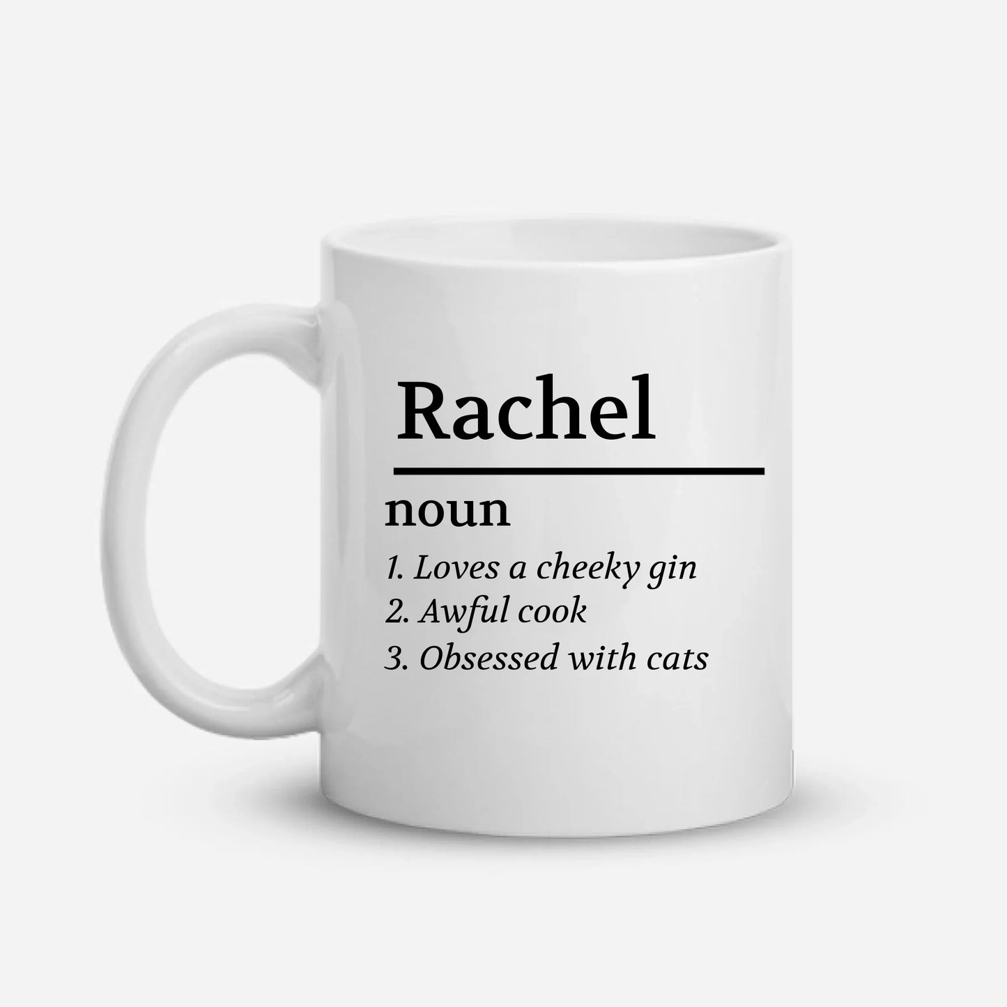 Personalized Dictionary Gift — Custom Name & Definitions on Mug, T-Shirt, Hoodie, Poster & Tote Bag