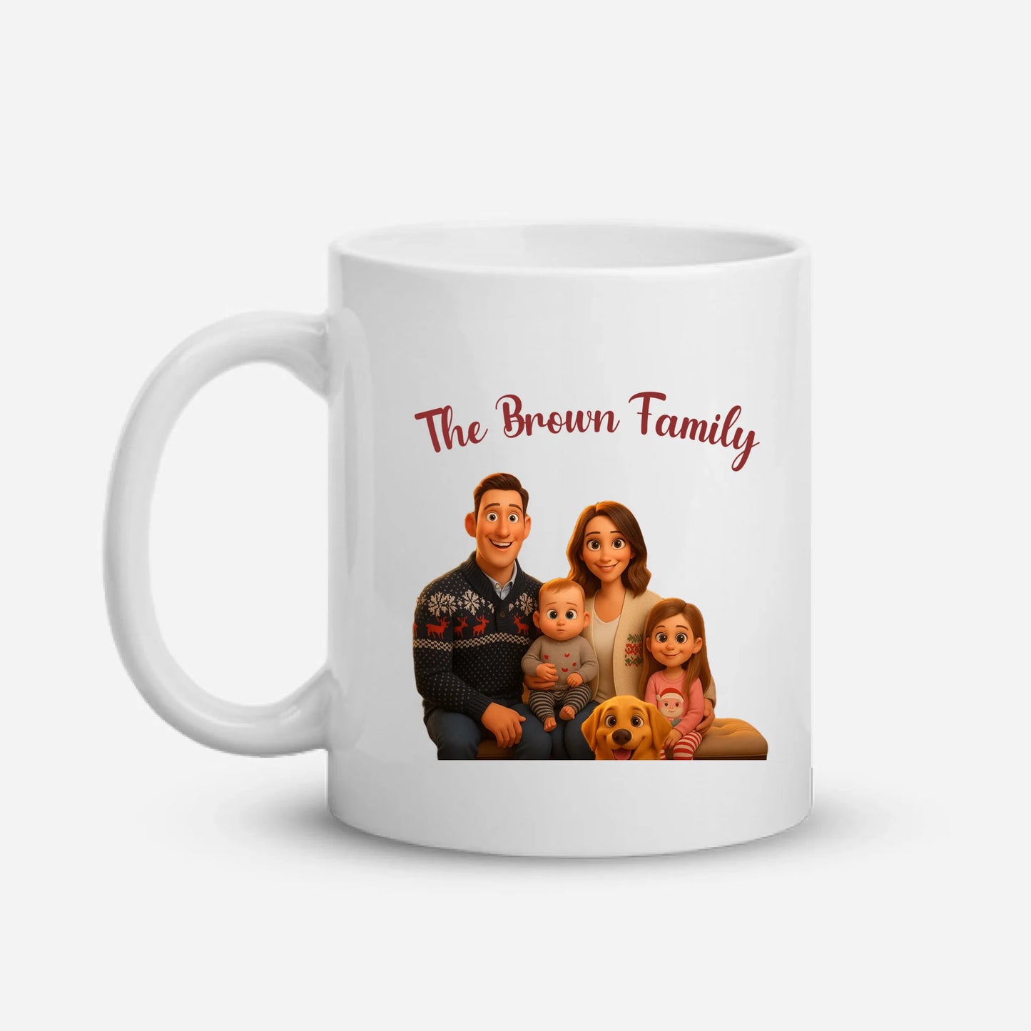 Personalized GenAI Portrait Gift — Custom Photo Pixar Style on T-Shirt, Hoodie, Sweatshirt, Poster, Mug & Tote Bag