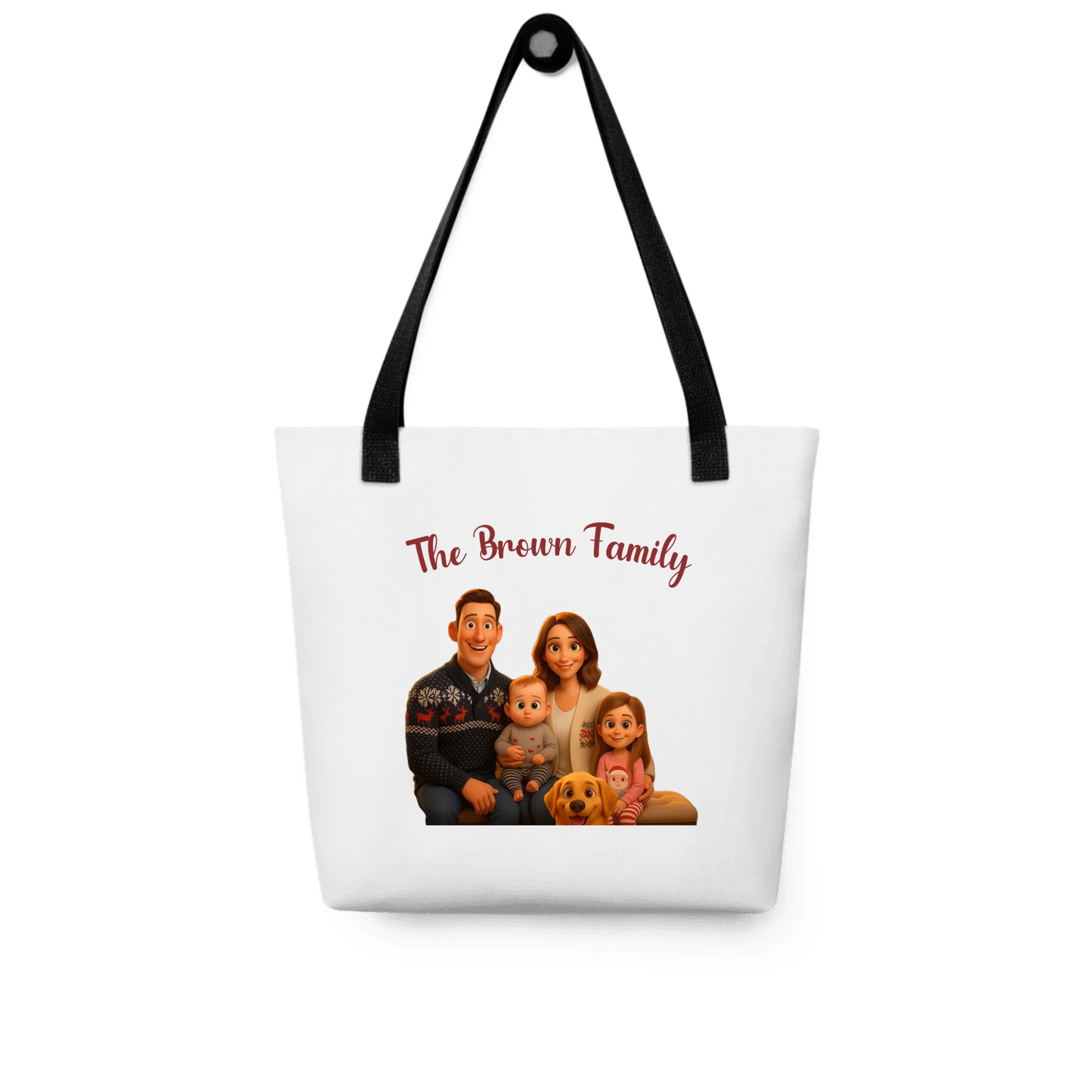 Personalized GenAI Portrait Gift — Custom Photo Pixar Style on T-Shirt, Hoodie, Sweatshirt, Poster, Mug & Tote Bag