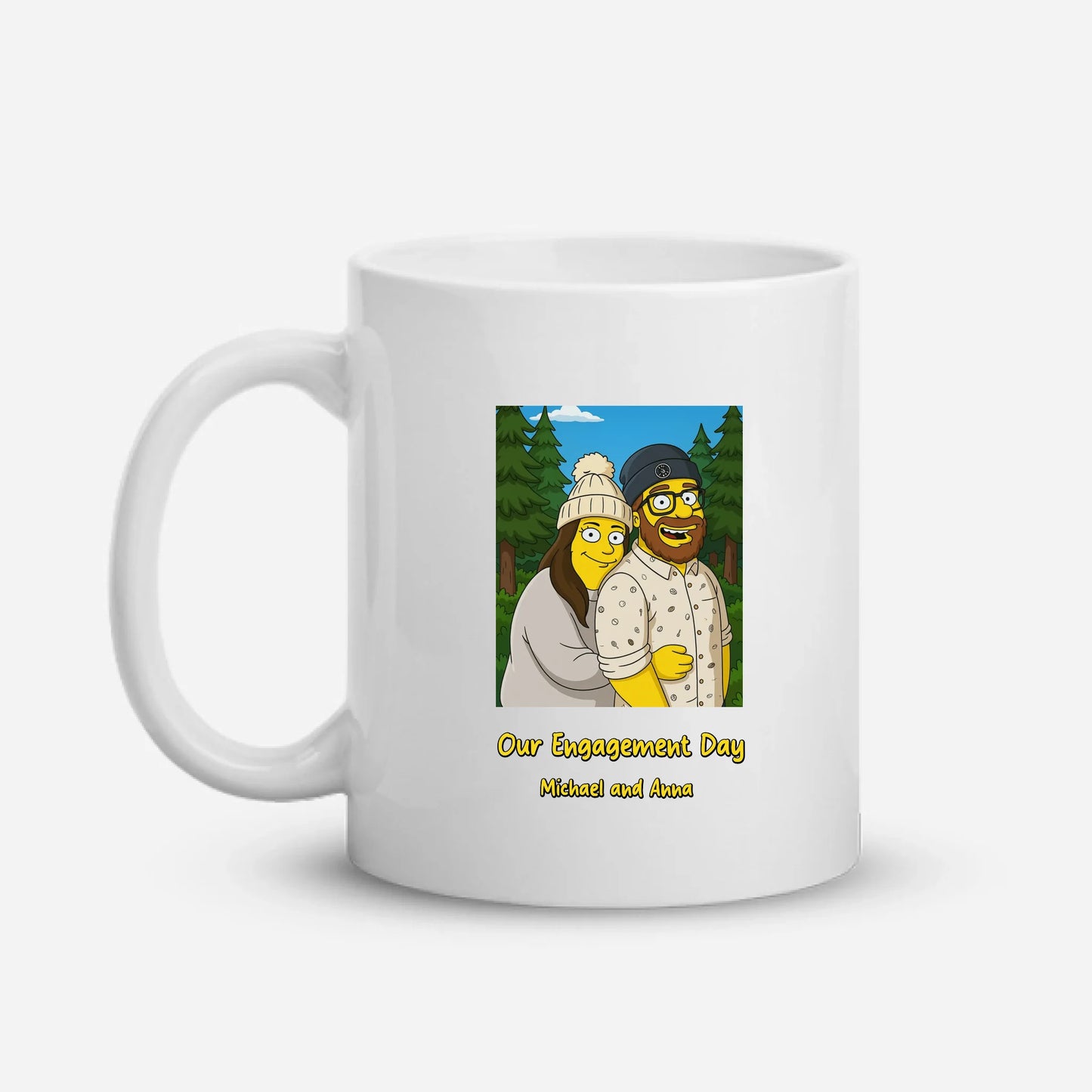 Personalized genAI gift - custom photo in Simpsons, Van Gogh & Pixar styles