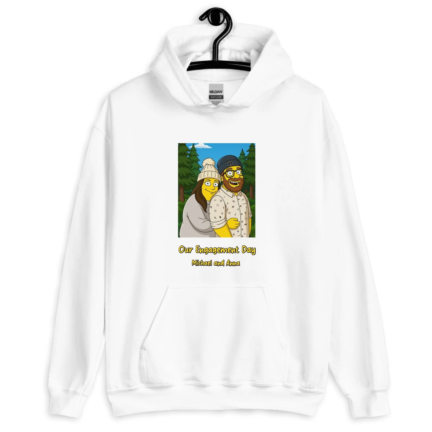 Personalized genAI gift - custom photo in Simpsons, Van Gogh & Pixar styles